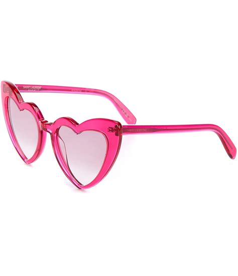 ysl loulou glasses|Saint Laurent Loulou 54mm Heart Sunglasses.